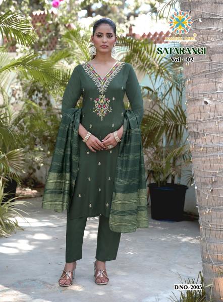 Passion tree satarangi vol-2 branded kurti wholesaler in kolkata